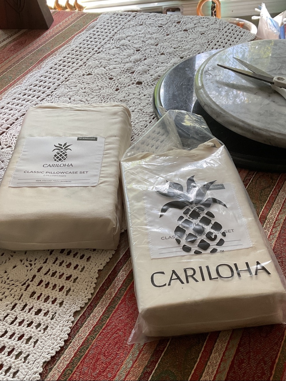 Cariloha Classic Pillowcase Set - Cream Bamboo Viscose